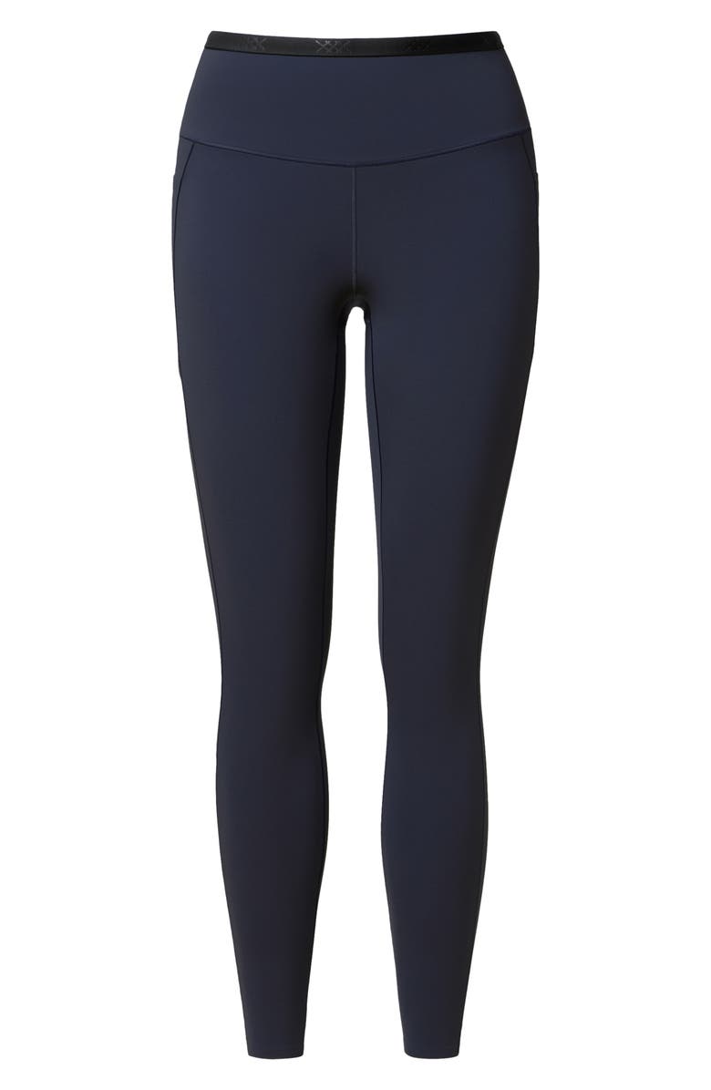 Rhone Banded Hi Form Pocket Ankle Leggings, Alternate, color, Navy Blue