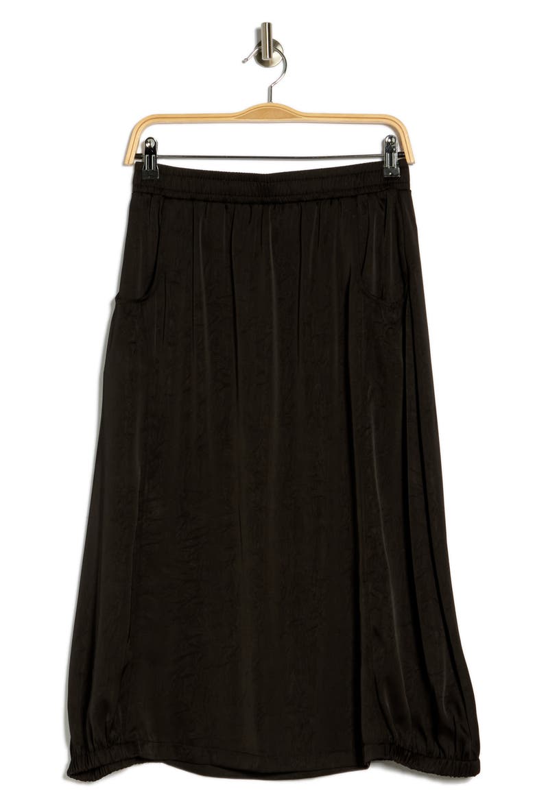 Pocket Pull-On Skirt, Alternate, color, BLACK
