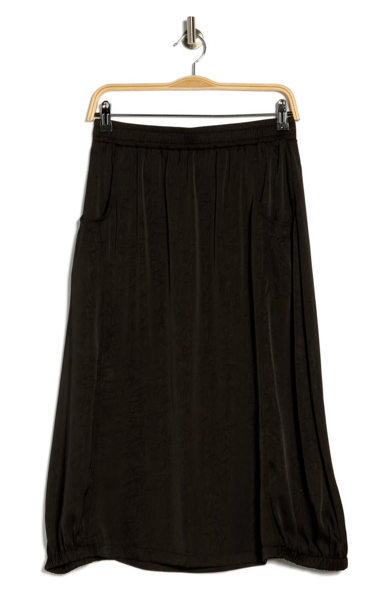 PATRIZIA LUCA Pocket Pull-On Skirt, Alternate, color, Black