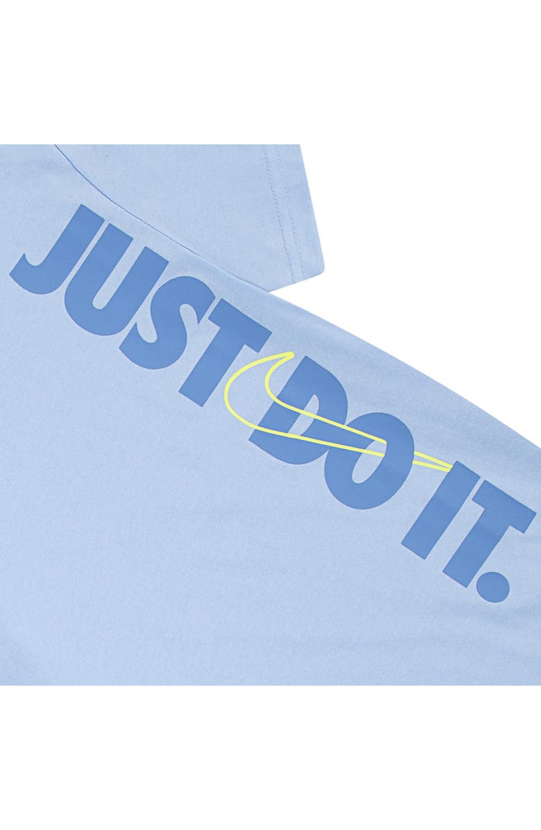 Nike 'Just Do It' T-Shirt & Shorts Set, Alternate, color, Uavblue Be