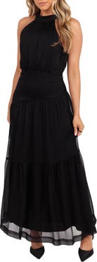 Petal & Pup Eden Halter Maxi Dress