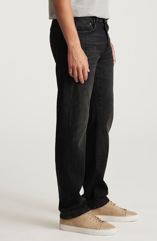 Mavi Jeans Zach Straight Leg Jeans In Black