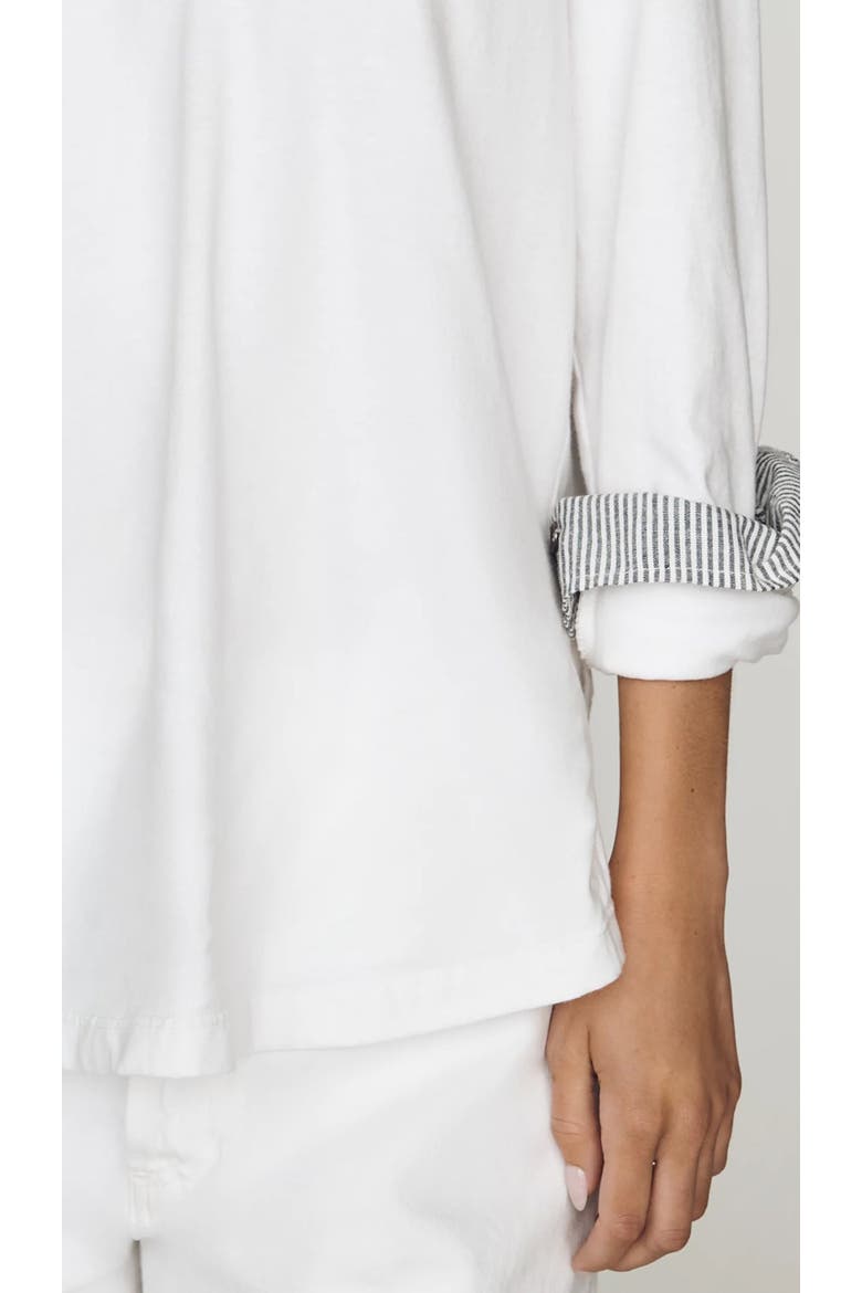 Lido Long Sleeve Polo, Alternate, color, White / Stripe