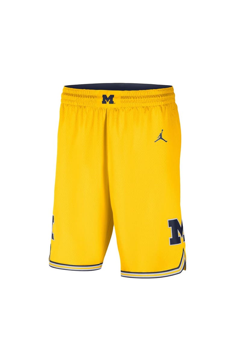 Nike Men's Nike  Maize Michigan Wolverines Limited Performance Basketball Shorts, Alternate, color, 