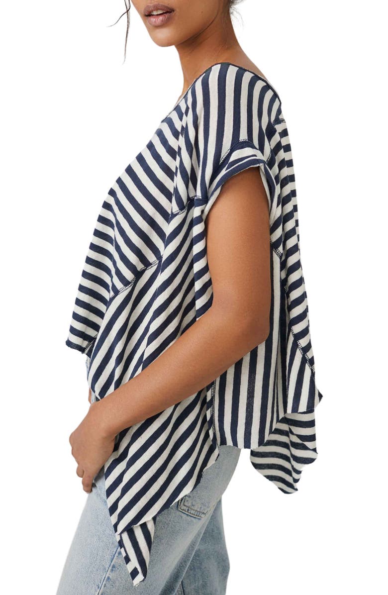 Free People Angel Stripe T-Shirt, Alternate, color, 