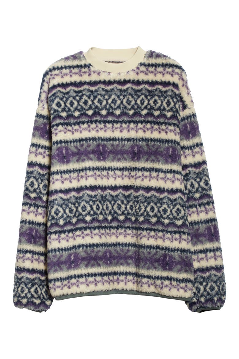 Nordic Fleece Pullover, Main, color, OFF WHITE
