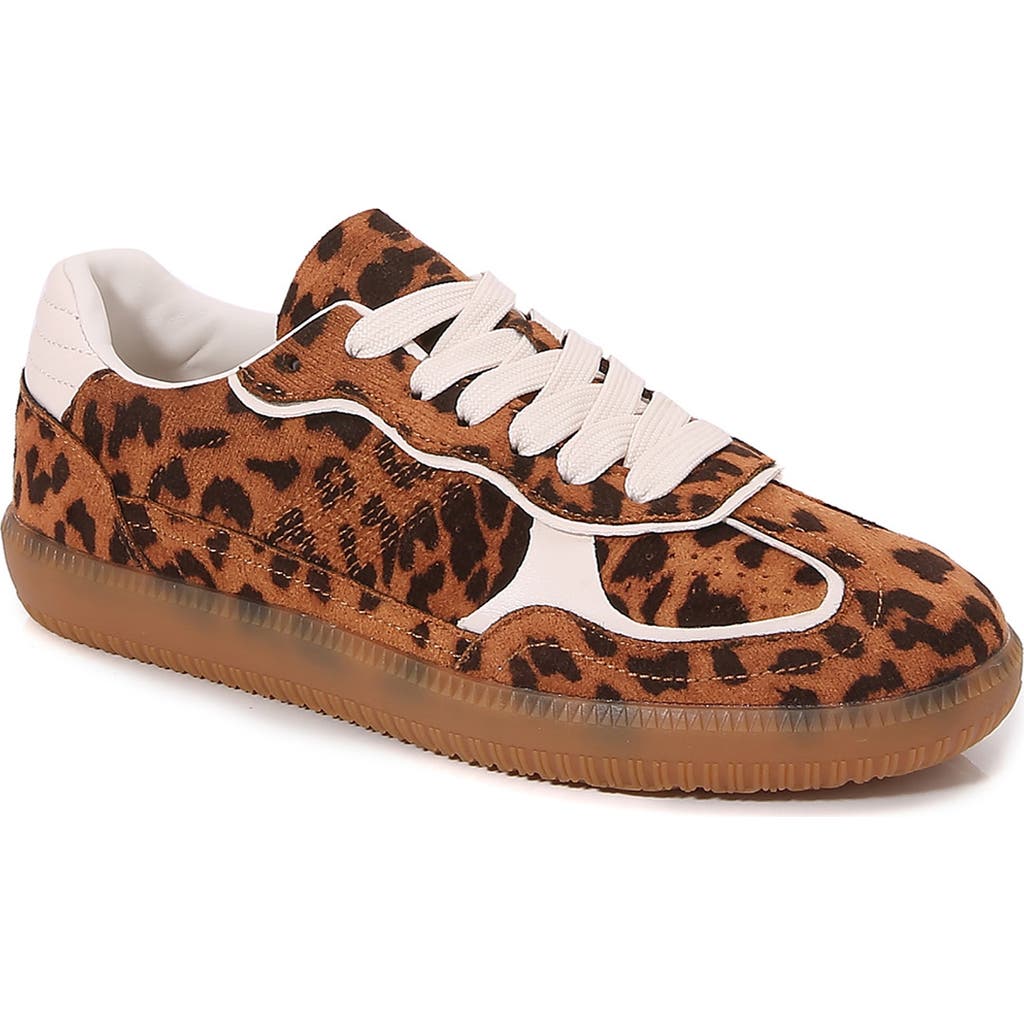 Berness Lukas Low Top Sneaker In Leopard