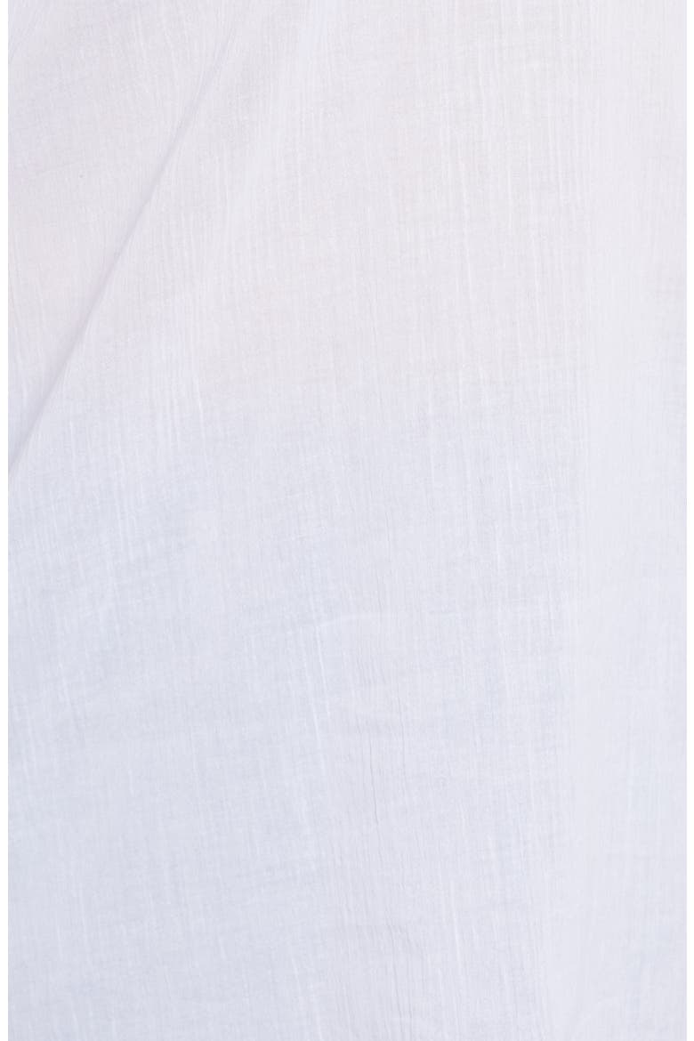 Gauzy Cotton Tunic Blouse, Alternate, color, WHITE