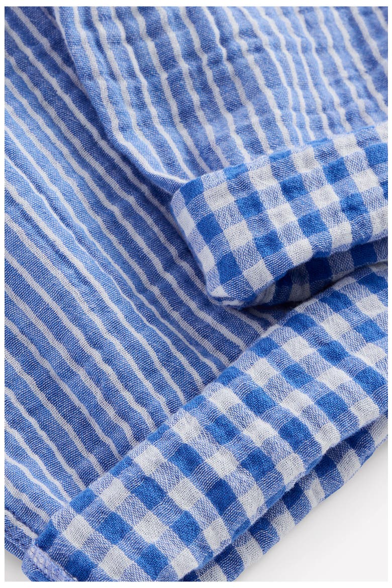Kids' Double Cloth Cotton Pants, Alternate, color, BLUE STRIPES