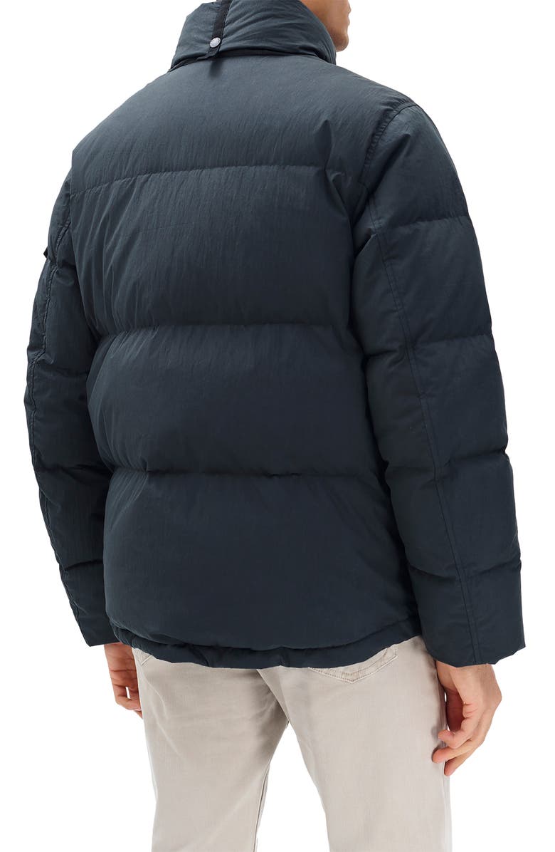 rag & bone Daniel Quilted Down Puffer Jacket, Alternate, color, Black
