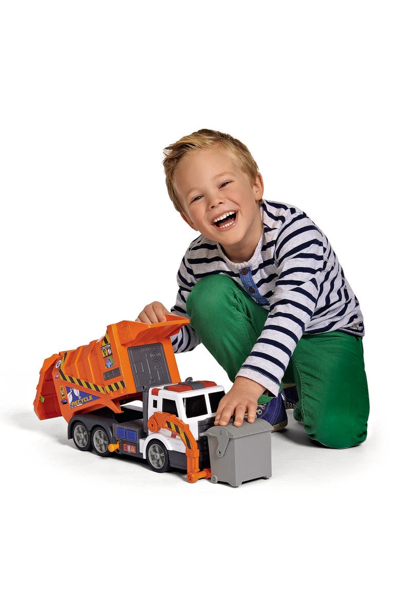 Dickie Toys HK Ltd Action Series 26 Inch Garbage Truck, Alternate, color, Multicolored