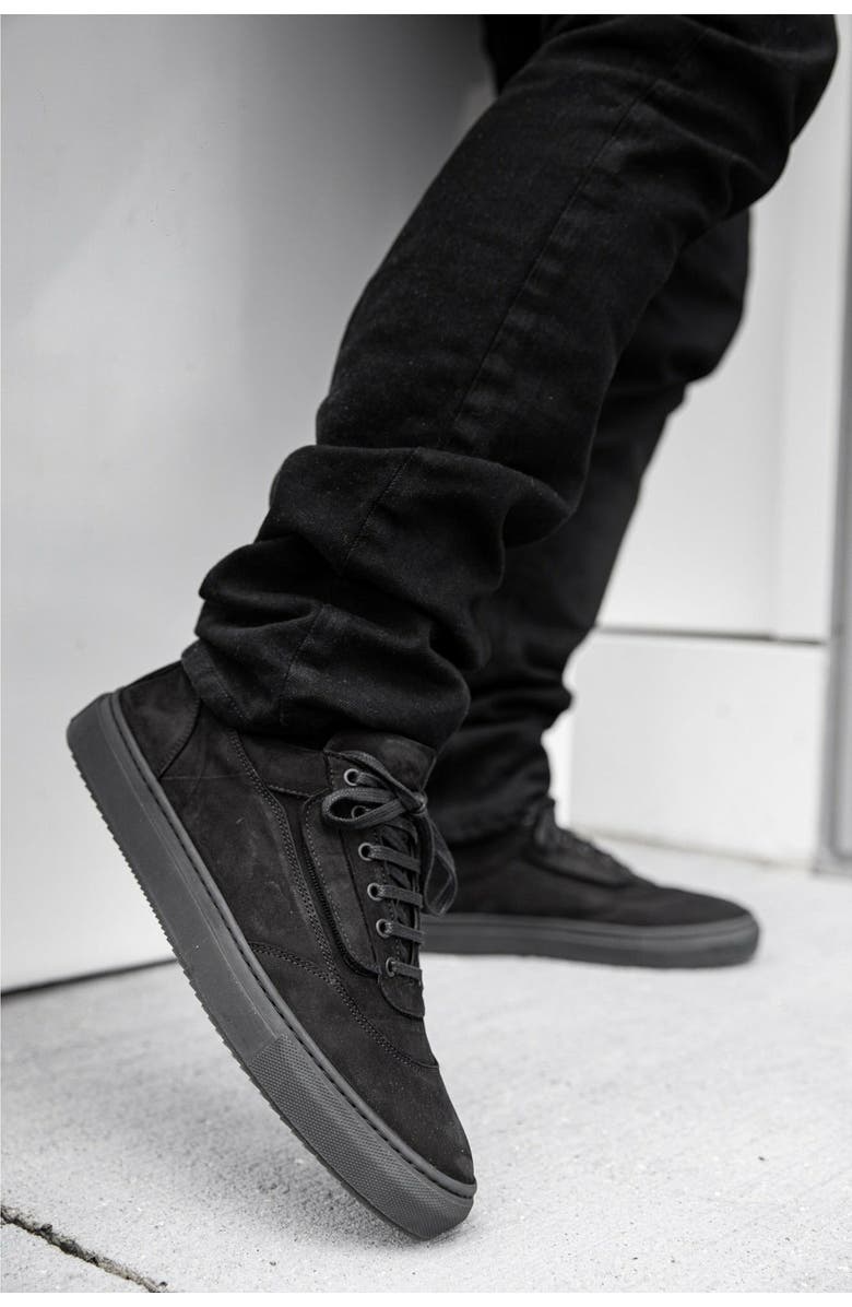 Fini Bold Black Sneaker - Unisex, Alternate, color, Black