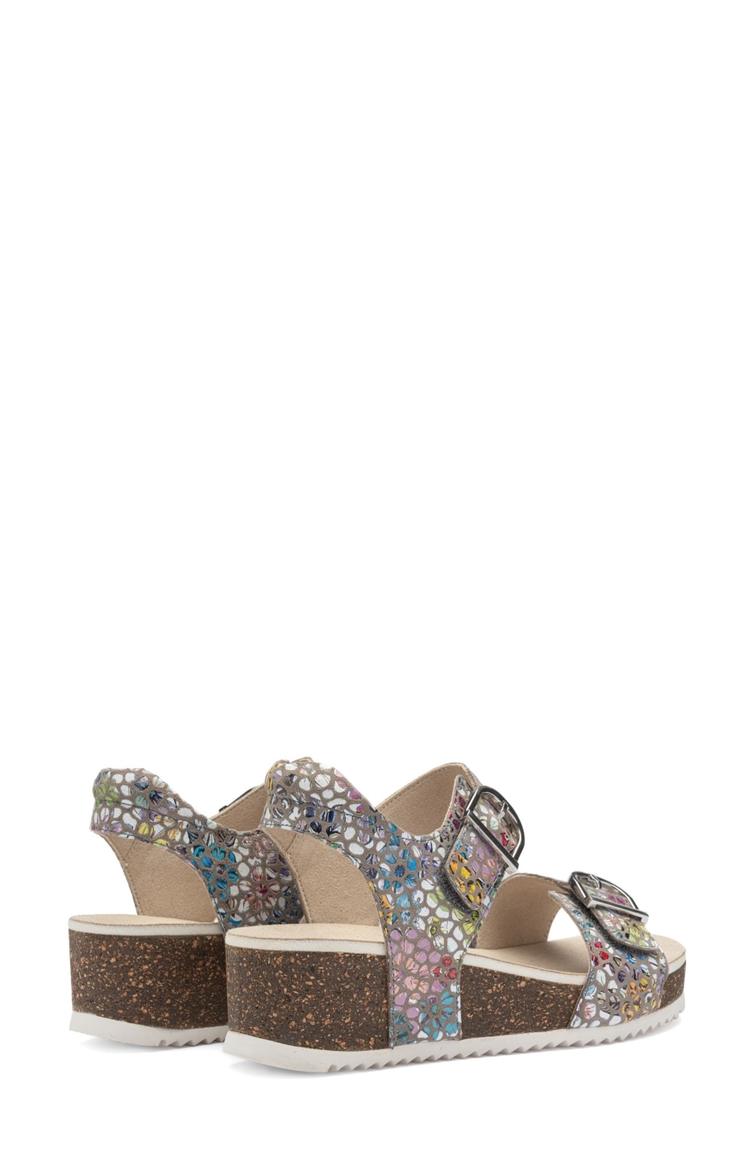 Nova Platform Wedge Sandal, Alternate, color, KONFETTIKID