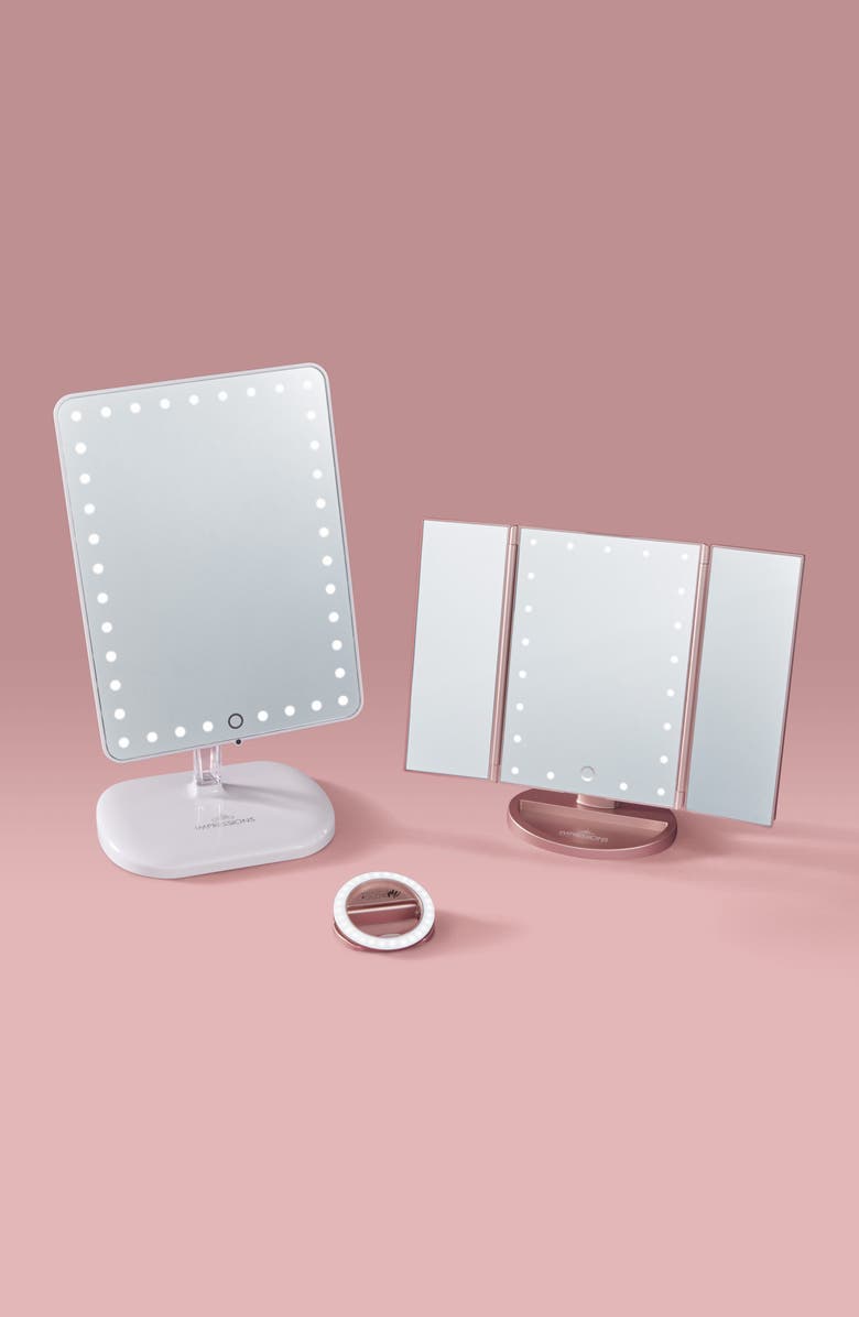 Impressions Vanity Co. Bling Touch Pro LED Makeup Mirror with Bluetooth<sup>®</sup> Audio & Speakerphone, Alternate, color,