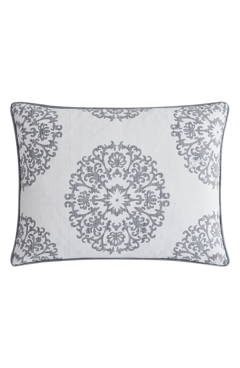 STONE COTTAGE Bristol Reversible Cotton Sateen Comforter & Sham Set, Alternate, color, Grey