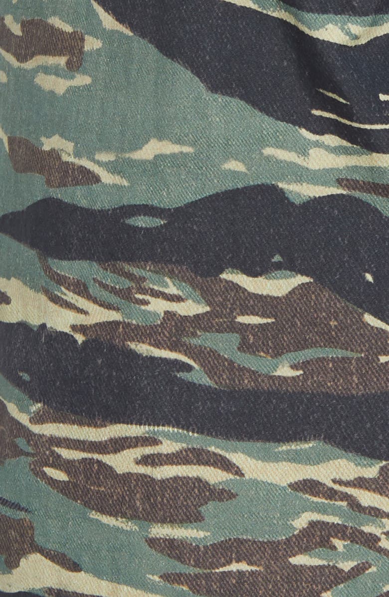 AllSaints Tirador Camo Swim Trunks, Alternate, color, 