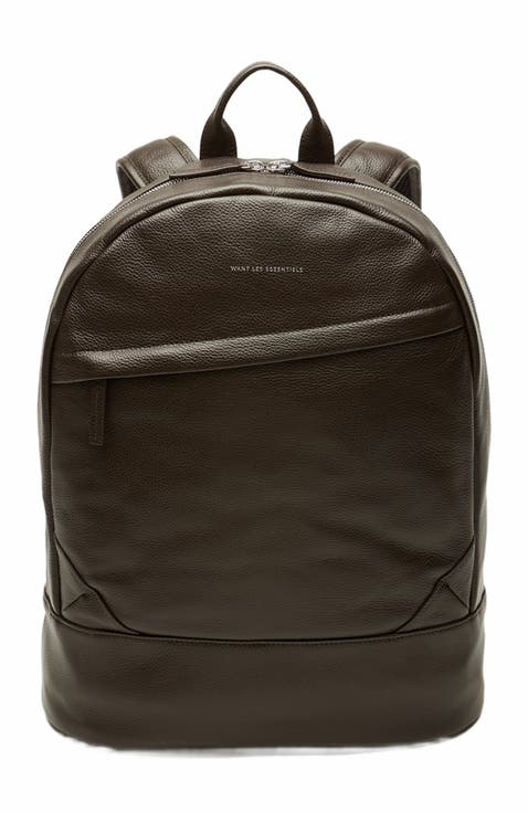Kastrup Pebble-Grained Leather Backpack