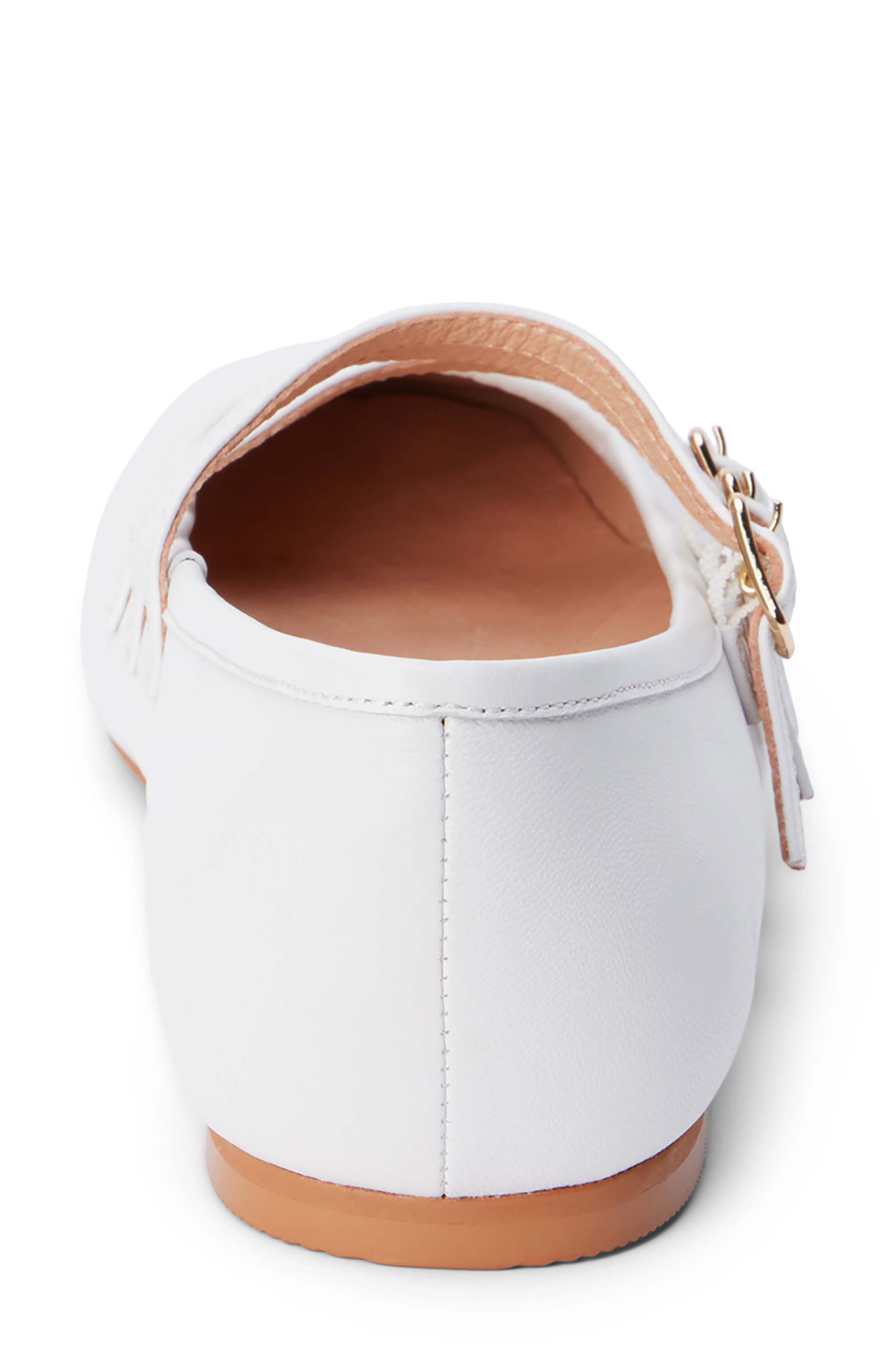 Matisse Nova Strappy Ballet Flat, Alternate, color, White