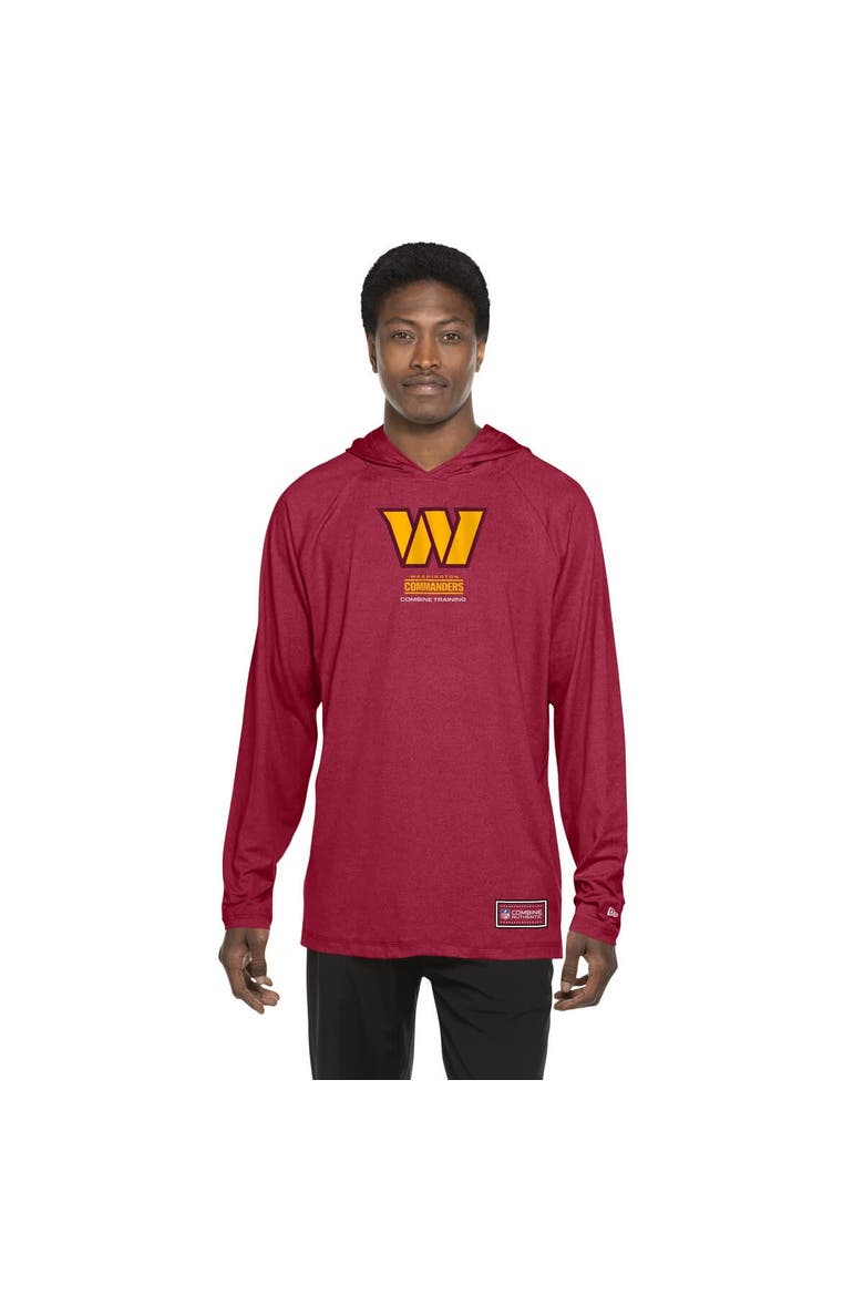 Men's New Era  Burgundy Washington Commanders Functional Fandom Hoodie, Alternate, color, Burgundy
