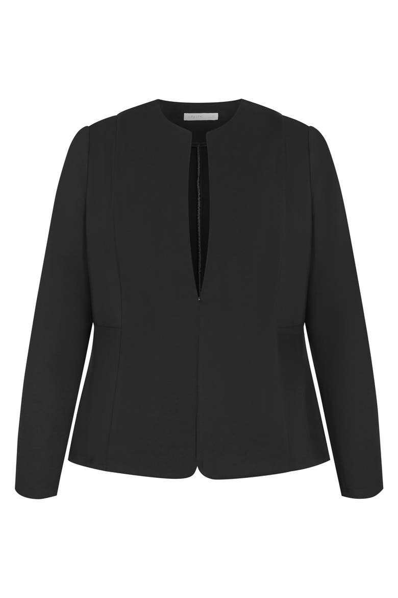 Peyton Ponte Jacket, Alternate, color, BLACK