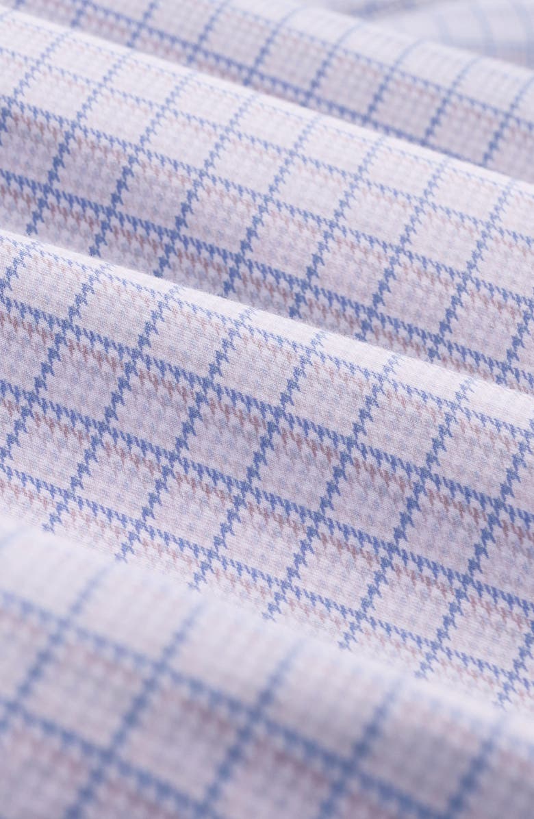 Bugatchi Brent OoohCotton<sup>®</sup> Houndstooth Check Button-Down Shirt, Alternate, color, Limestone