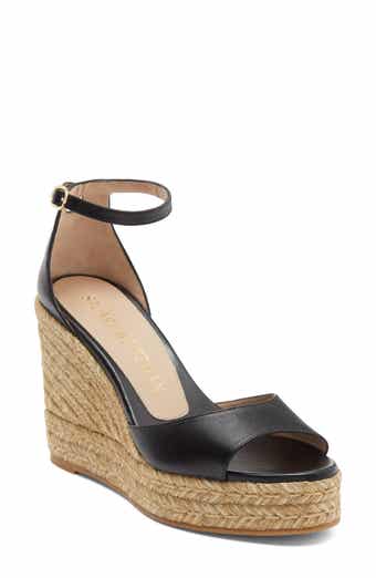 Stuart Weitzman Nudist Curve Espadrille Wedge Sandal