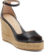 Stuart Weitzman Nudist Curve Espadrille Wedge Sandal