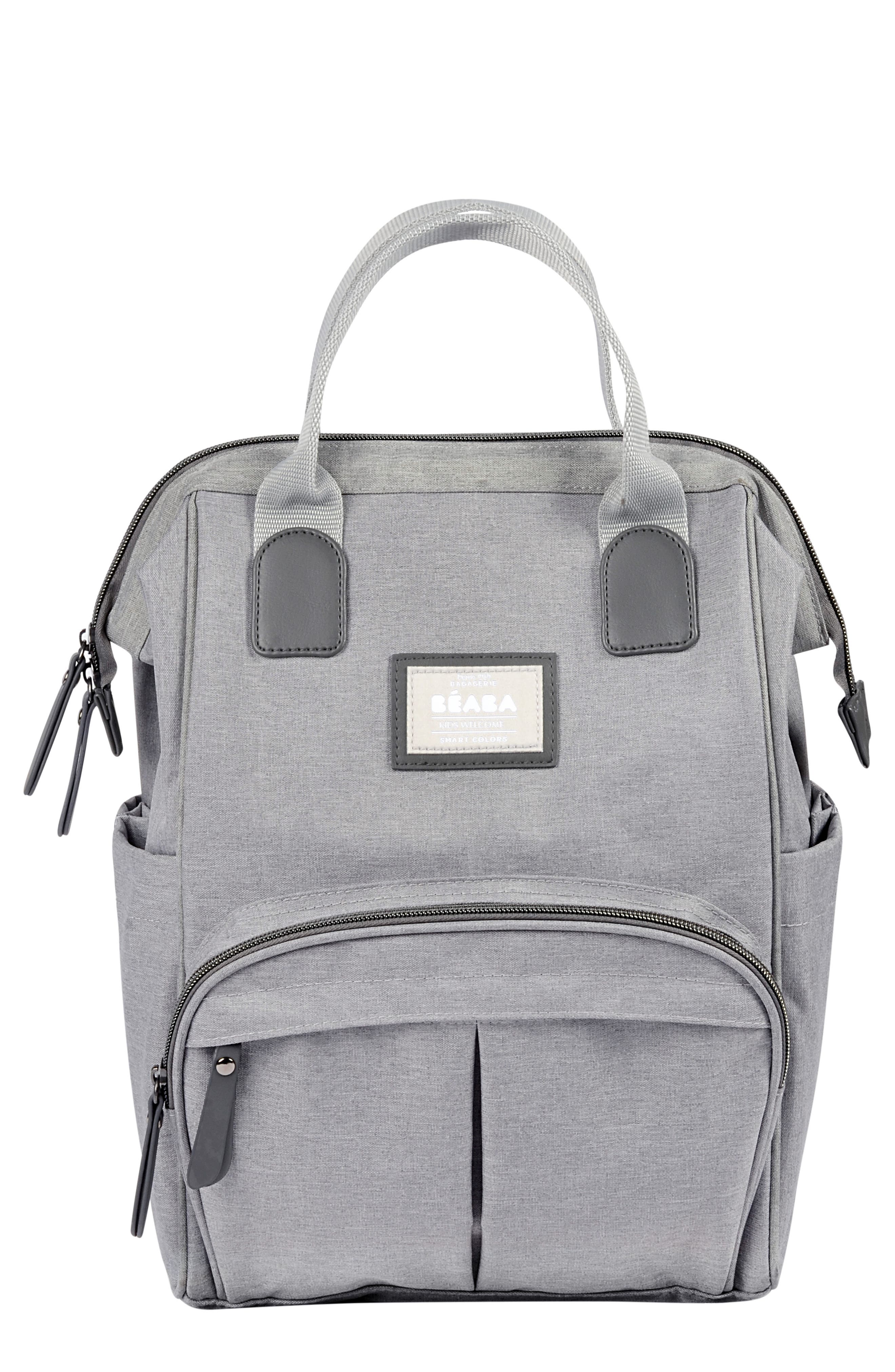 BEABA Wellington Diaper Backpack, Main, color, Grey