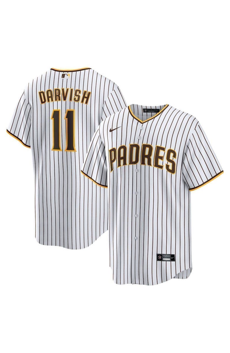 Nike Men's Nike Yu Darvish White San Diego Padres Home Replica Player Jersey, Main, color, 