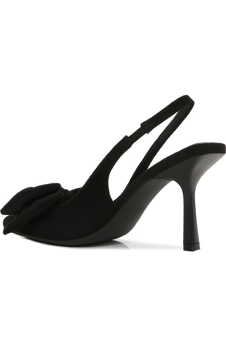 BERNESS Christie Bow Slingback Pump, Alternate, color, Black