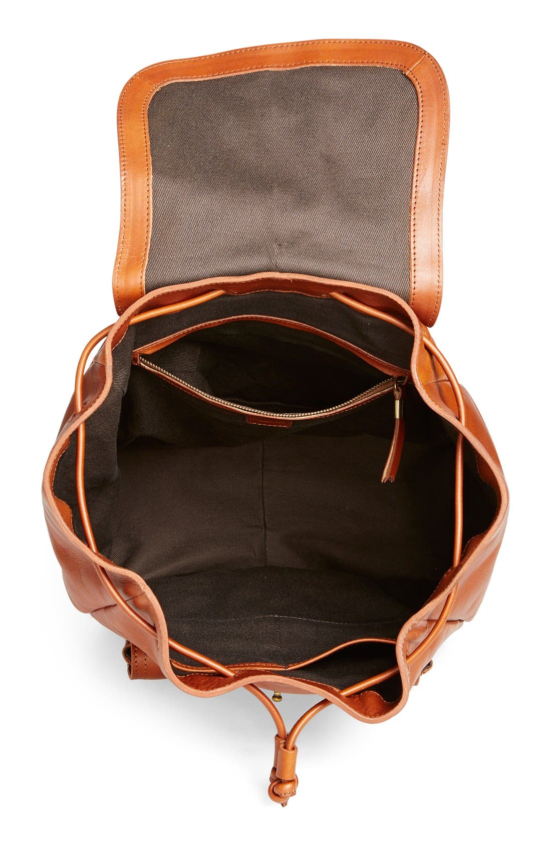 'The Transport' Leather Rucksack, Alternate, color, ENGLISH SADDLE