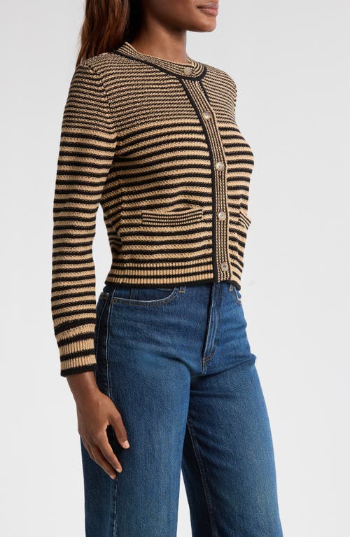 FRAME FRAME STRIPE CARDIGAN SWEATER 