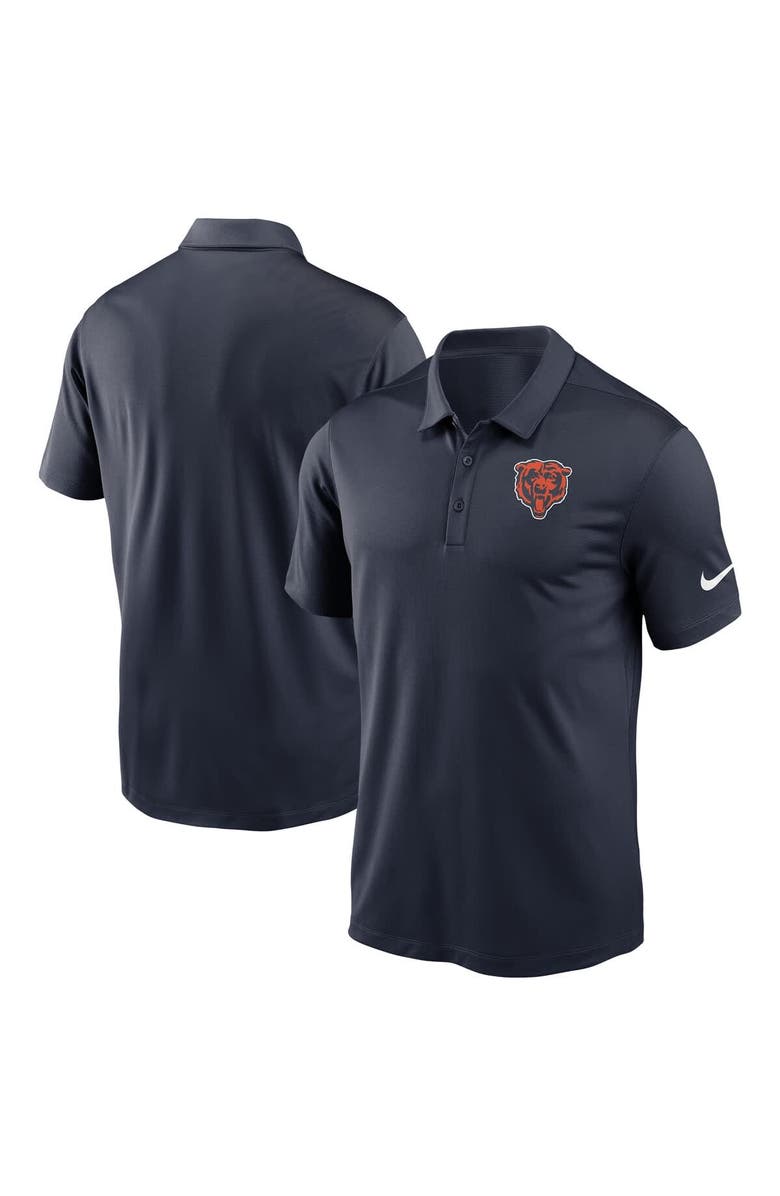 Nike Men's Nike Navy Chicago Bears Fan Gear Franchise Heat-Sealed Graphic Team Polo, Main, color, 