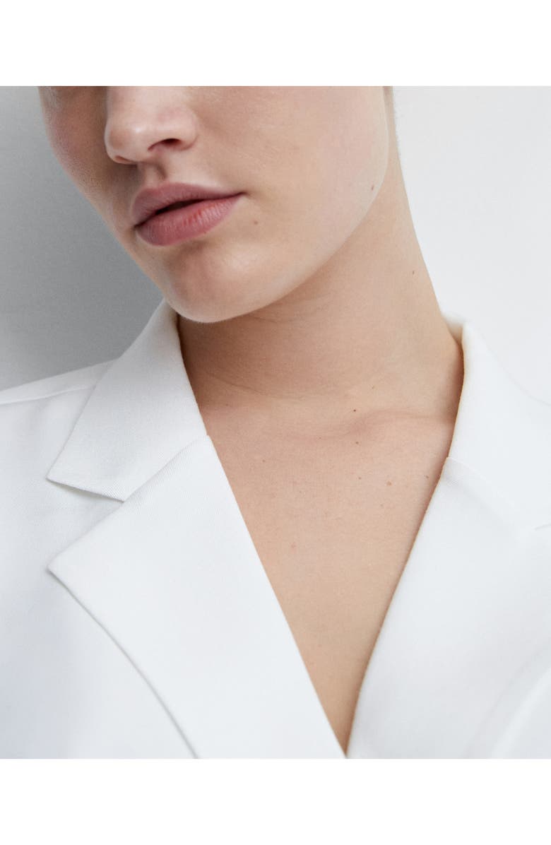 MANGO Sleeveless Midi Blazer Dress, Alternate, color,