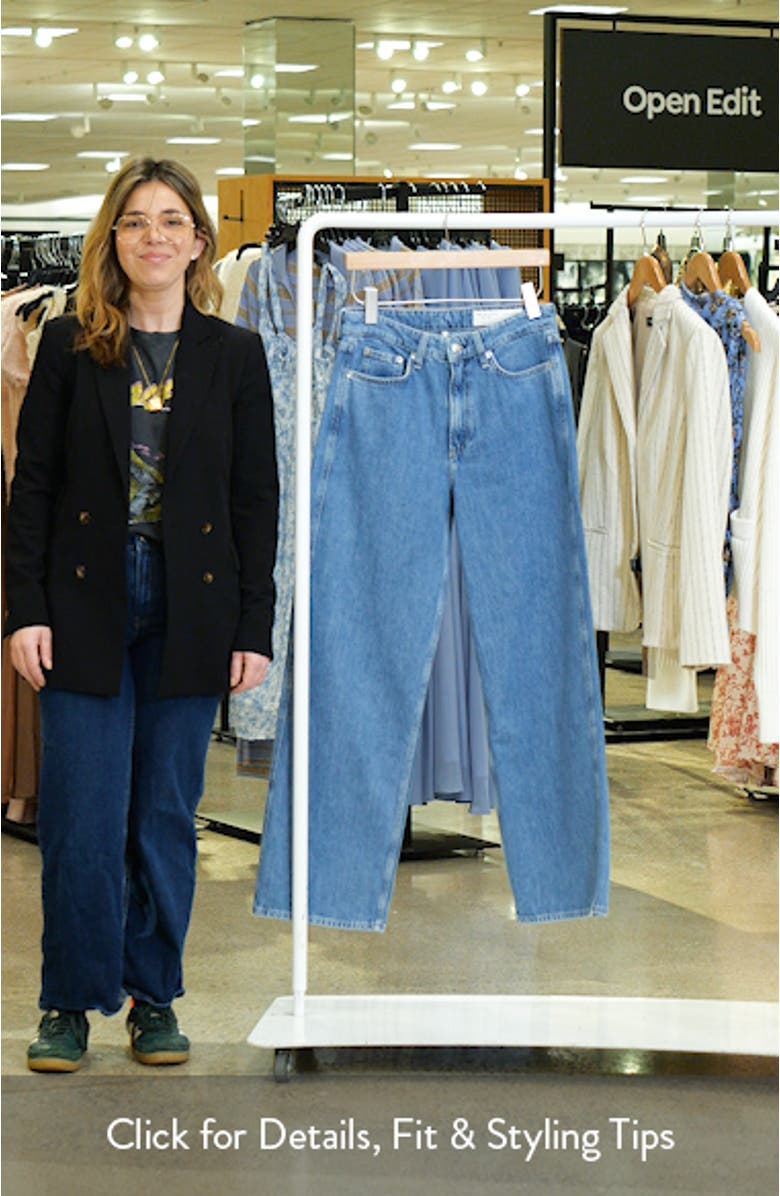 Logan Mid Rise Wide Leg Jeans, sales video thumbnail