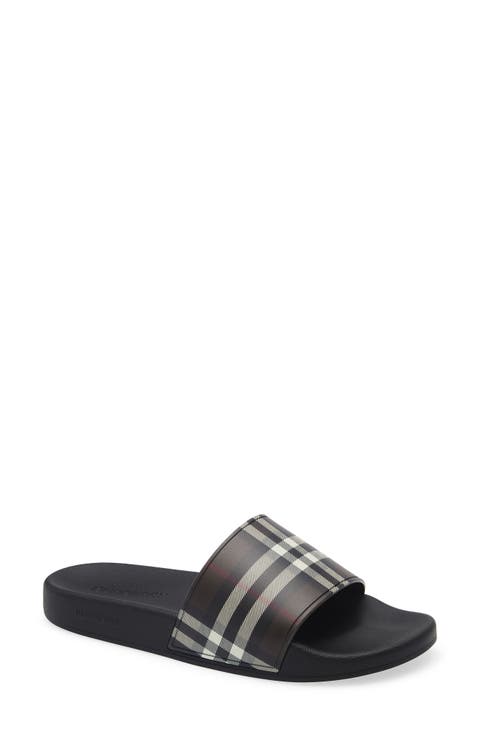 サンダル BURBERRY Men Sandals Black 8104718 BURBERRY: Sandals men - Black | Burberry sandals 8104718