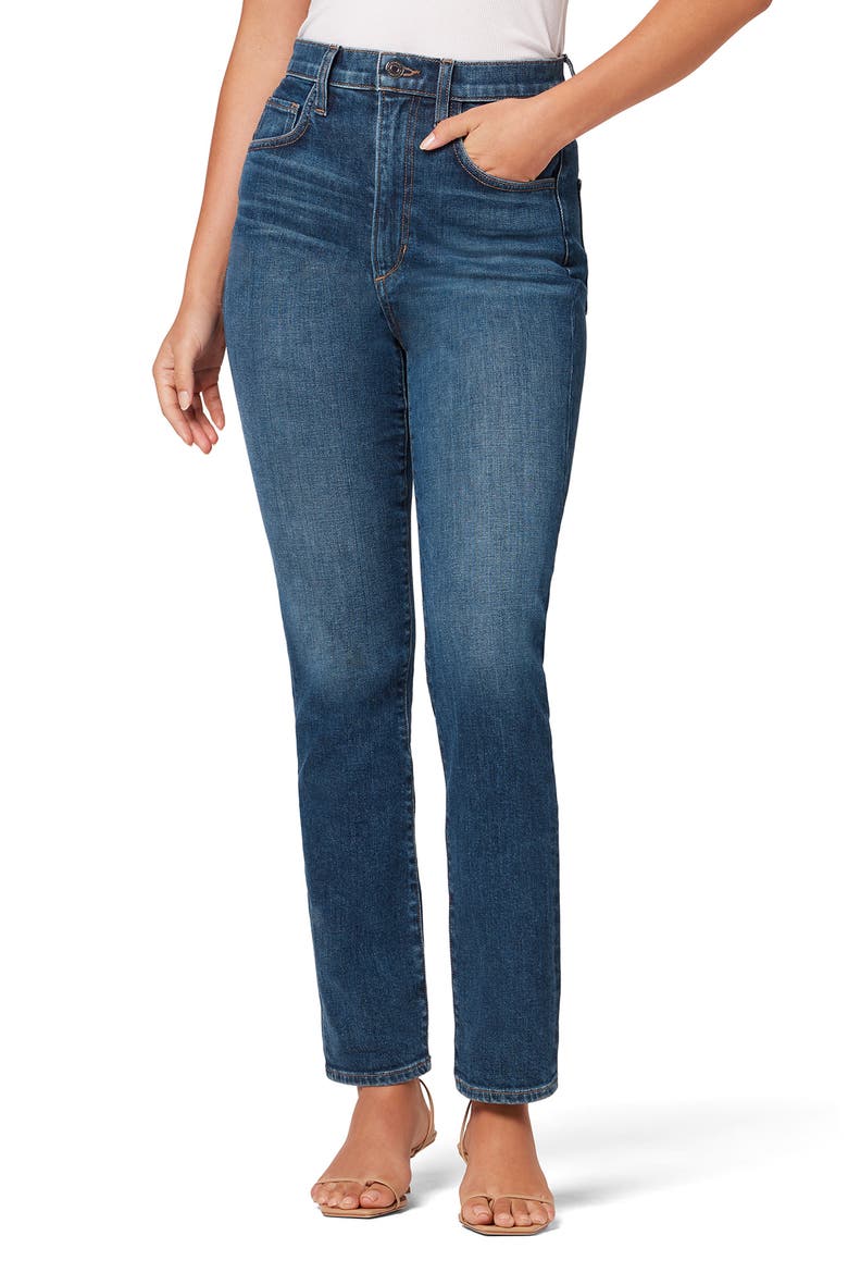 The Valentina Super High Waist Ankle Cigarette Jeans, Main, color, DALLAS