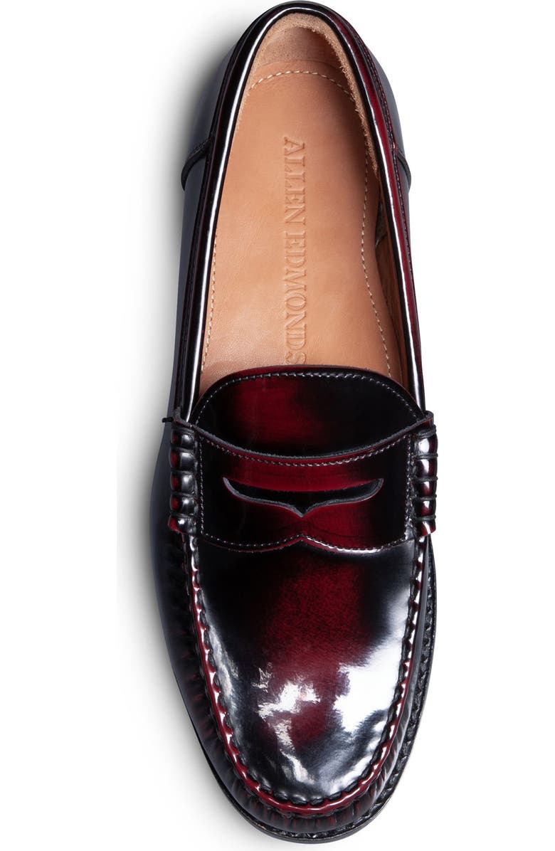 Allen Edmonds Newman Penny Loafer, Alternate, color, Antique Burgundy