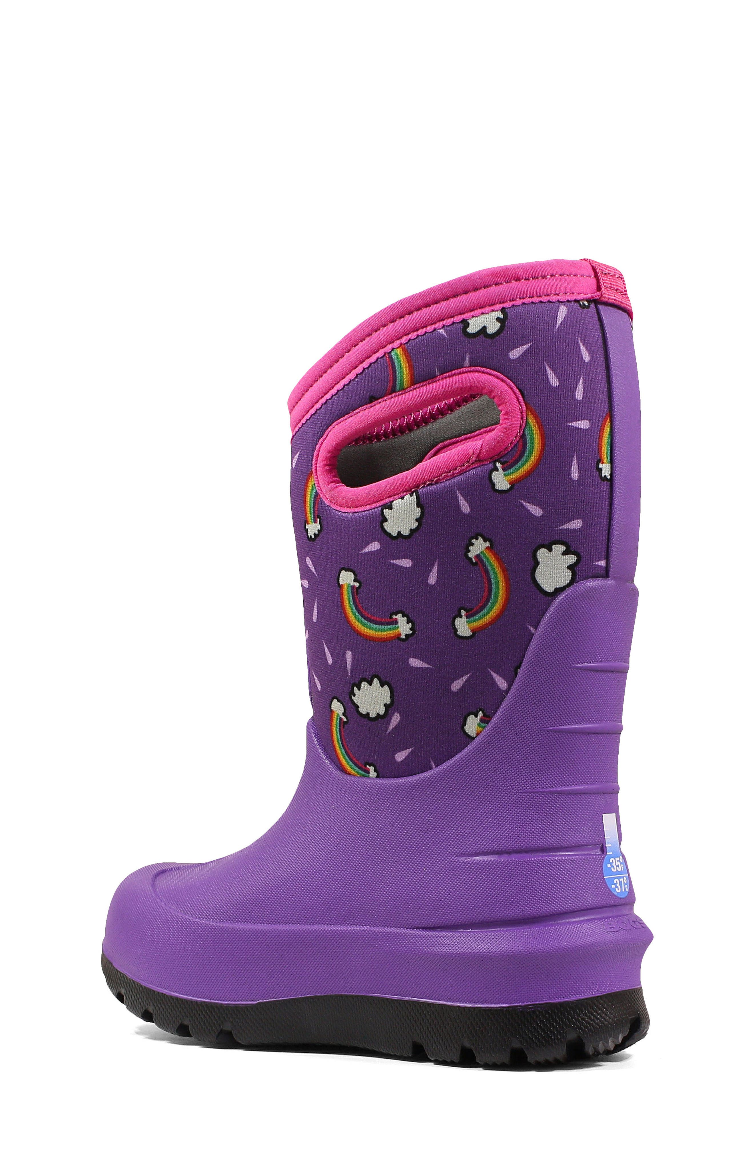 Bogs Neo-Classic Rainbows Insulated Waterproof Boot, Alternate, color, 