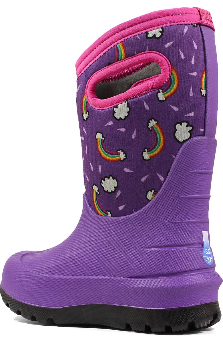 Bogs Neo-Classic Rainbows Insulated Waterproof Boot, Alternate, color,