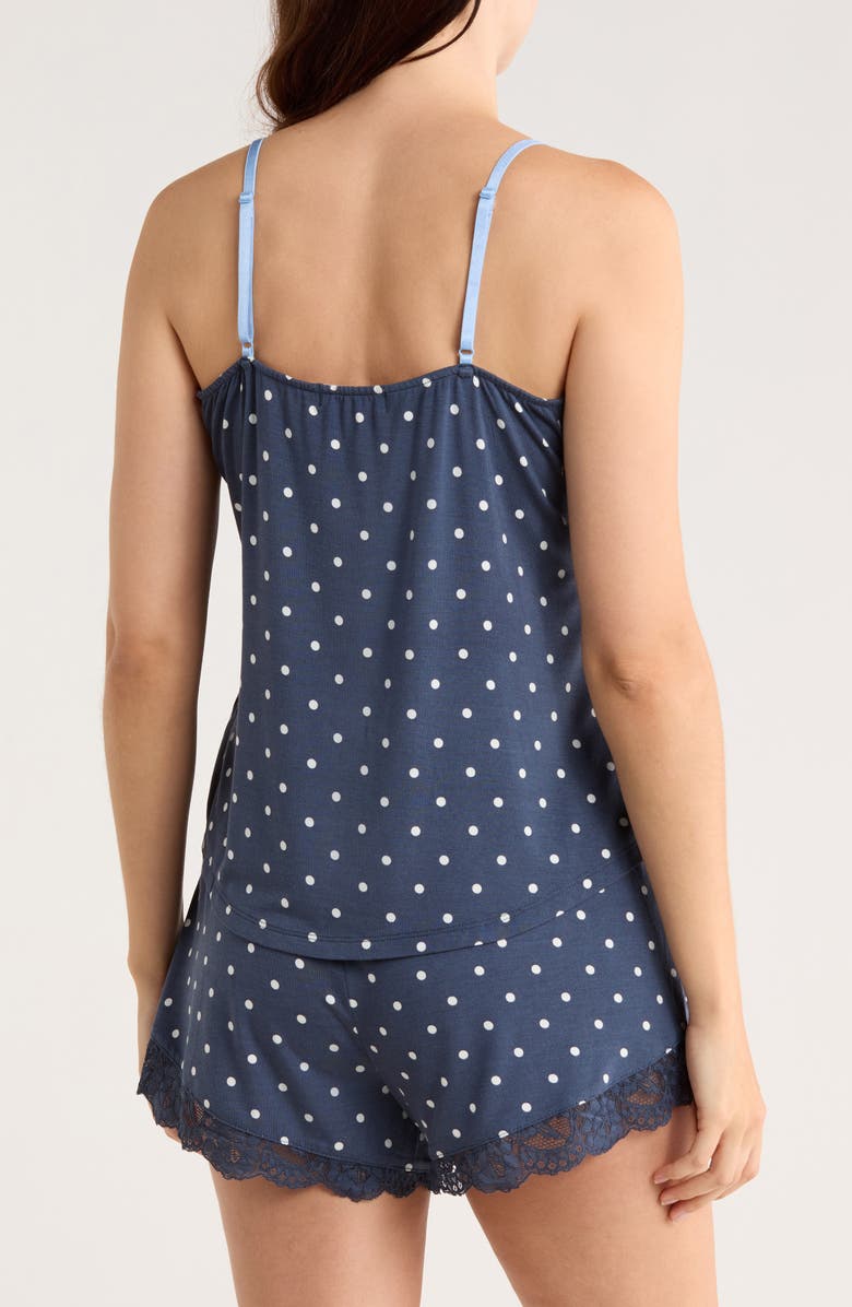 PJ Salvage Polka Dot Party Short Pajamas, Alternate, color, Navy