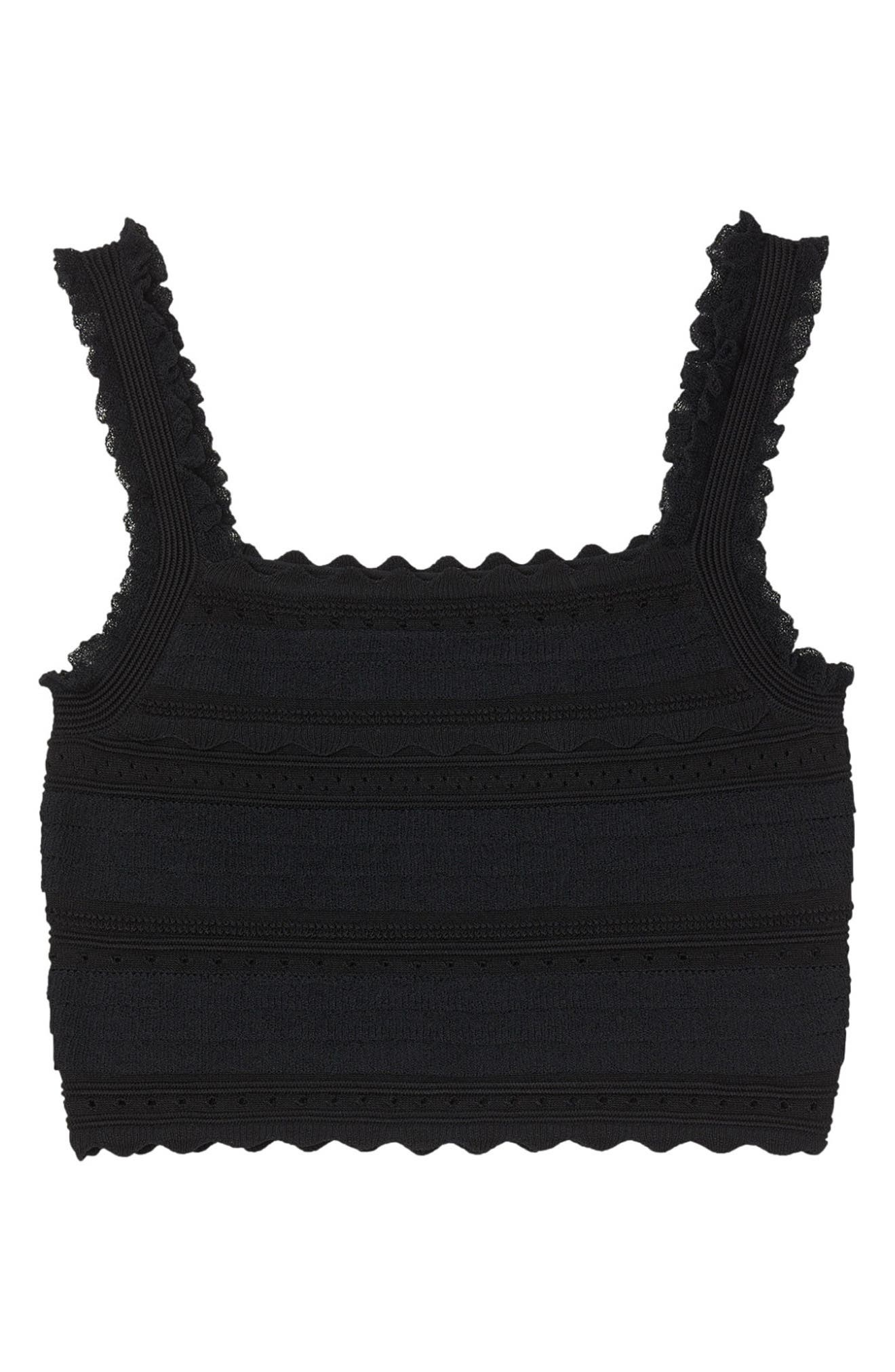 Amara Scallop Trim Sleeveless Top