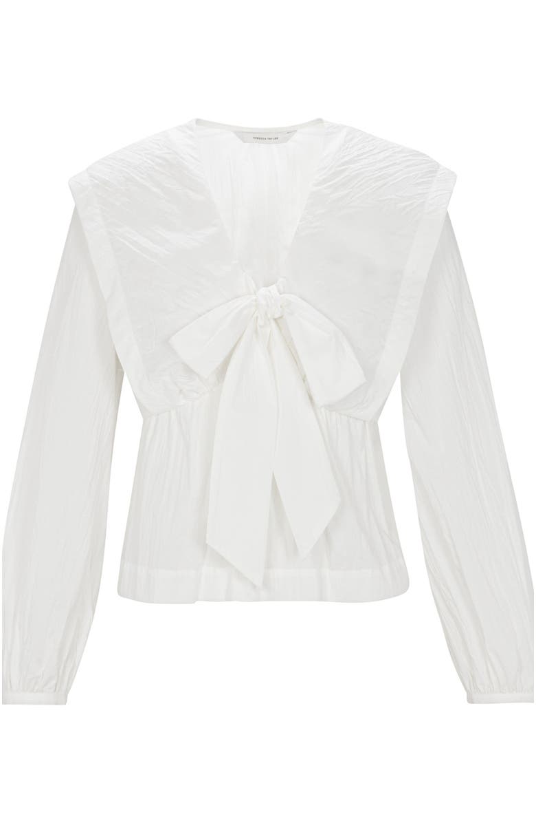 Rebecca Taylor Marietta Cape Blouse, Alternate, color, Milk