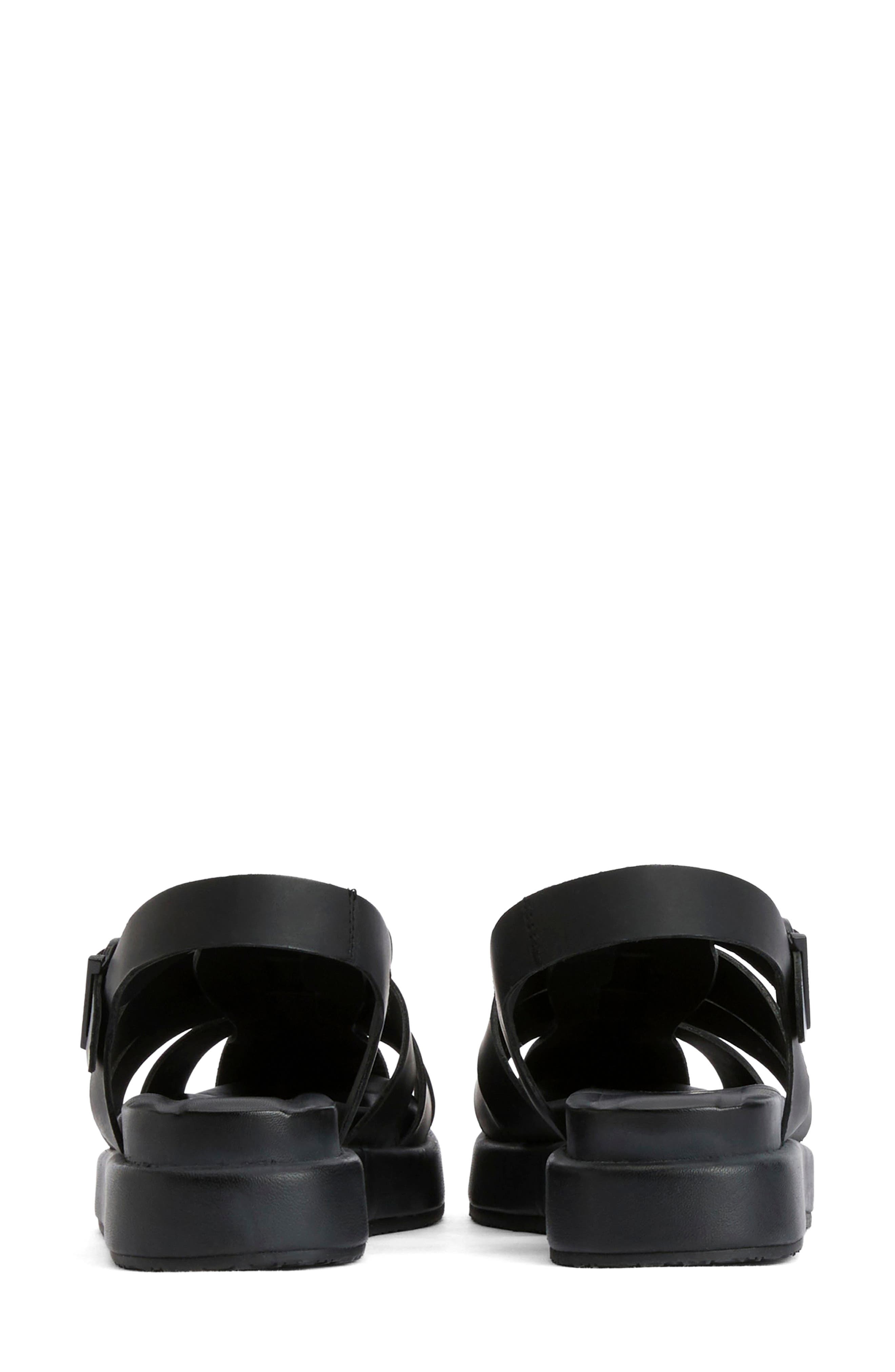 Barbour Hindburn Fisherman Sandal, Alternate, color, Black