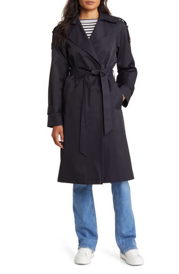 Sam Edelman Double Breasted Mac Raincoat