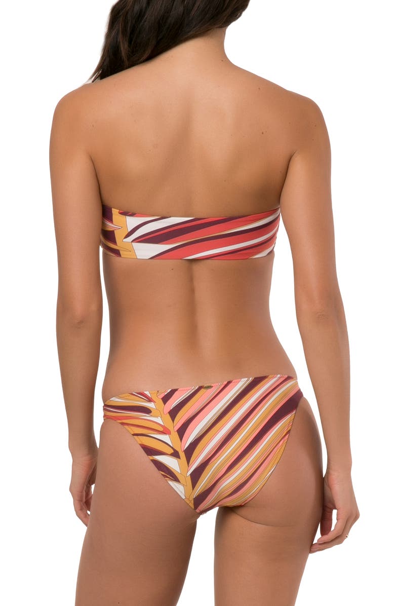 O'Neill Anacapa Printed Bandeau Bikini Top, Alternate, color,