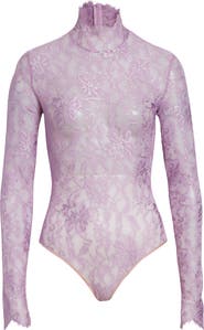 Valentino Sheer Lace Bodysuit