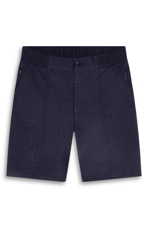 Bugatchi Soft Touch Knit Pintuck Pants In Black