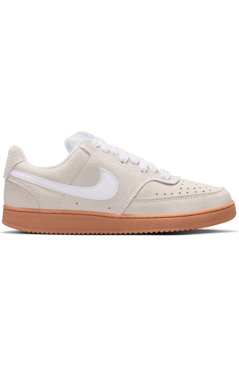 Nike Court Vision Low Sneaker, Alternate, color, White/ Black/ Brown
