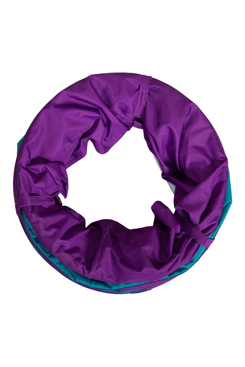 6-Foot Institutional Tunnel, Alternate, color, TEAL PURPLE